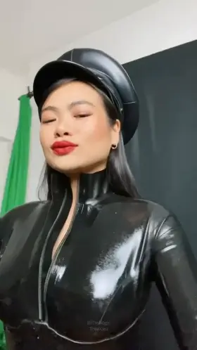 My latex shiner really has the best job ever