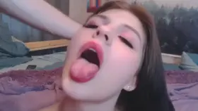 She's a true cum slut