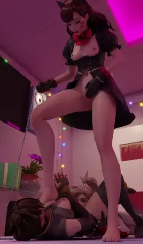 D.Va, Mercy & Tracer (Auxtasy) [Overwatch]