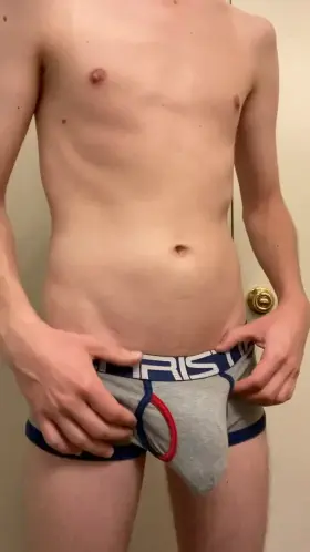 Hope my bulge isn’t too noticeable at work today...