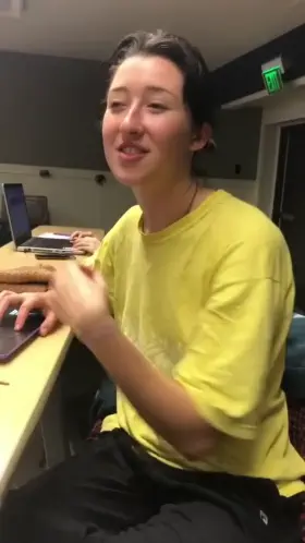 This college girl is fearless!