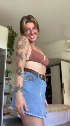 Just another girl with tattoos who loves to show off her booty 😇🤗