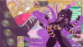 Aura of the baroness. Example of the special/magic attacks for combat [Elana, Champion of Lust. Chapter 3]