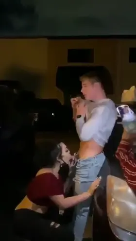 Slut Sucking Dick For An Audience
