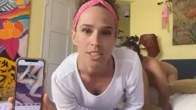 He eats while I watch porn. [fm]