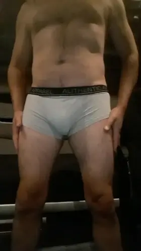 A gif taking underwear off (50's)