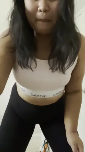 Can I end your night with a cute titty drop from your new favorite chubby Asian gal?