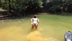 Had a naughty time at the lake the other day!