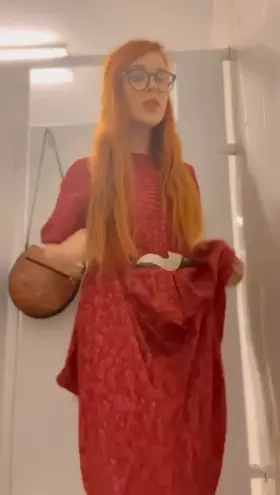 I look so innocent. You’d never guess I’m not wearing panties.