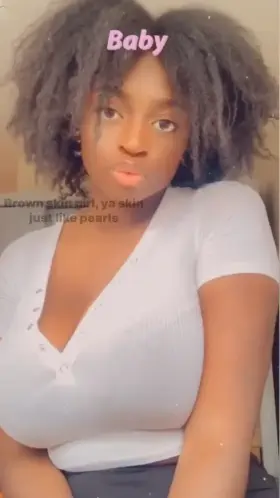 Bigger than her head, cant hide it