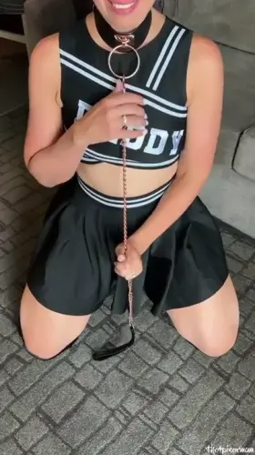 Hey daddy why don’t you show me how much you like my cheerleader outfit…(Audio)