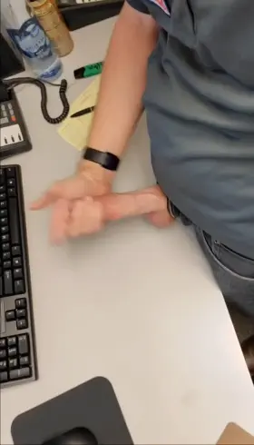 Cumming all over my desk after edging in my office at work all day