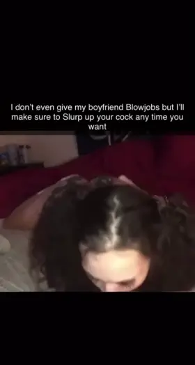 Her boyfriend never gets to enjoy it