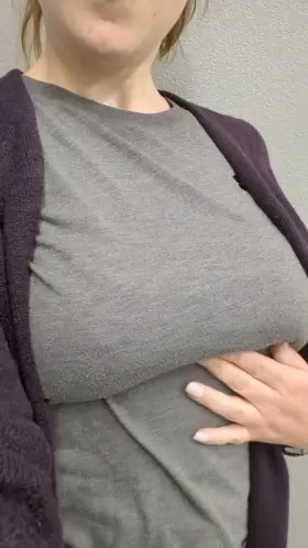 Had to get the titties out at work today 😉