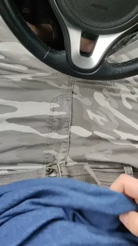 Waiting for my food in the Wendy's drive through