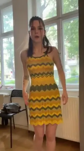 I distract my neighbor by dancing in front of the window naked 😉