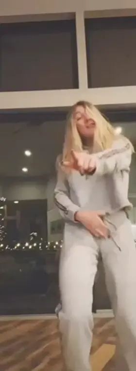 Sexy ass in sweats with no panties