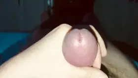 Just crossed the 250 follower mark! As a thank you, here’s an older clip where I audibly and visually shot my load on my iPhone. I guess I have good aim... (OC)