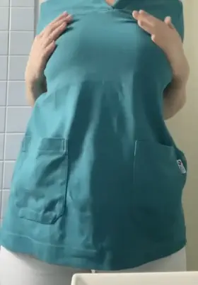 My workwear hides my boobs quite well. What do you think?