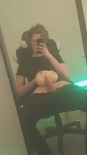 (20m) My cock inside my toy