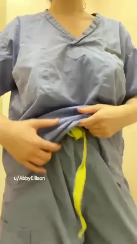 You can fuck me with or without the scrubs on ;) (OC)