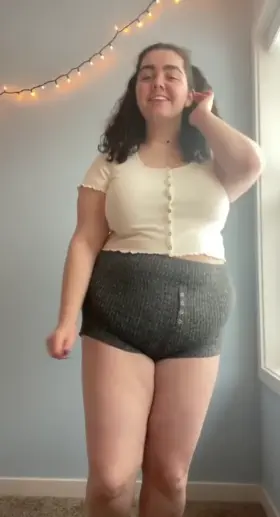 hi!! i'm a little nervous to post this so please be kind, but i hope you like this video of me jumping and dancing and having my clothes disappear for you 🥺❤️