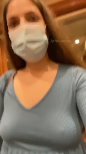 Warming my pussy by the fire place [GIF]