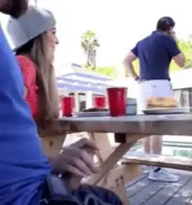 A phone call is enough distraction for a sneaky wife.