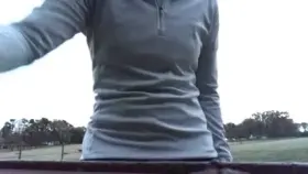 If I don’t stop showing off outside, one of these days I’m bound to get caught [gif]