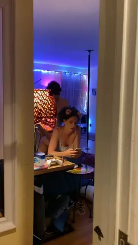 She was texting me how much she loved me while Fucking him. [MF] MILF