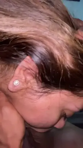 Sucking a thick black cock while my husband recorded