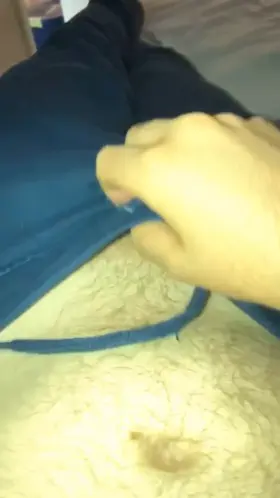 When you slide my joggers off…