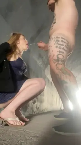 Would you let me shower you in public?!