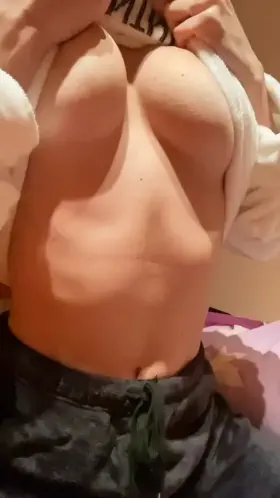 Ugh, I crave something, my tits wants your dick