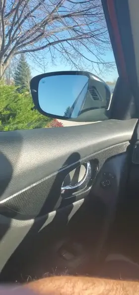 Had to pull over into a Walmart parking lot