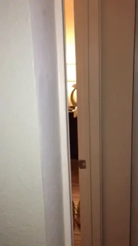 She told him to wait outside until she needed him to cleanup.