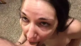 I love feeling him bruise the back of my throat.