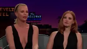 Charlize Theron and Jessica Chastain