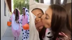 Sexy Bunnies sharing a cock