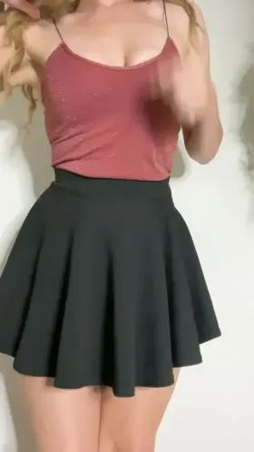 This little skirt barely covers my ass anyways 🤷‍♀️