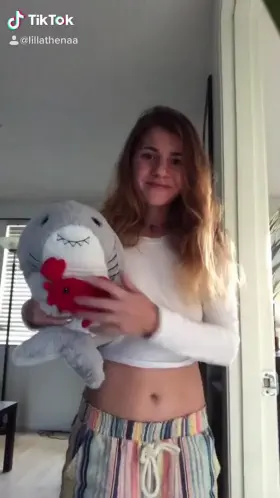 I was just trying to show you guys my plushie 🙄