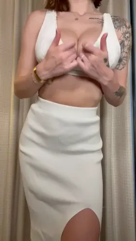 Think I’m pure enough to wear white? 🤍