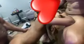 My favorite 3some is taking two dicks