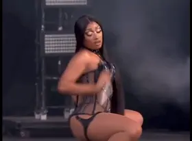 I want Megan Thee Stallion to peg me like this while I’m on all fours