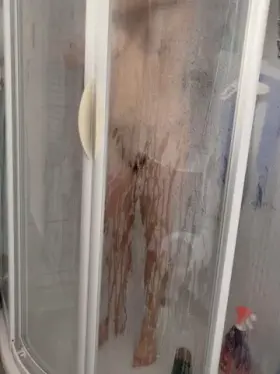 40+ MILF taking shower and let’s you all watch