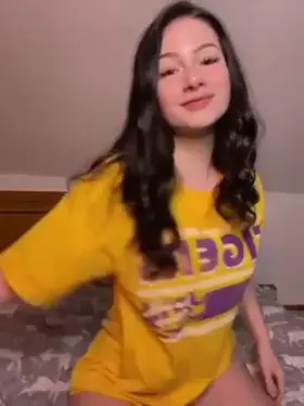 I’m just happily bouncing around in my new lingerie