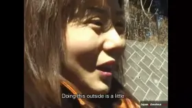 Mature Japanese Lady Sucking Cock In The Middle OF A Road [00:49]