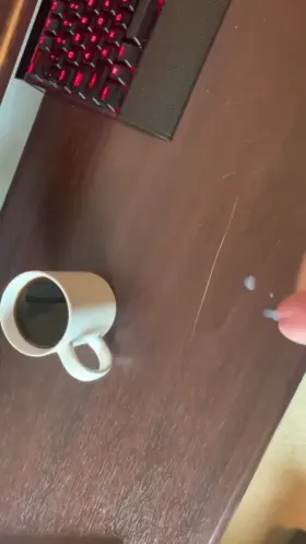 Anyone want to use my coffee cream cannon?