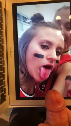 Gave her the facial she was begging for