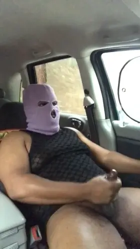 Masked Car Jerk Off OnlyFans Preview
